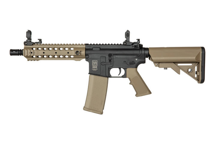 Страйкбольна штурмова гвинтівка Specna Arms M4 SA-F01 Flex Half-Tan - зображення 1