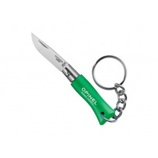 Нож-брелок Opinel №2 зеленый,204.66.27 - изображение 1