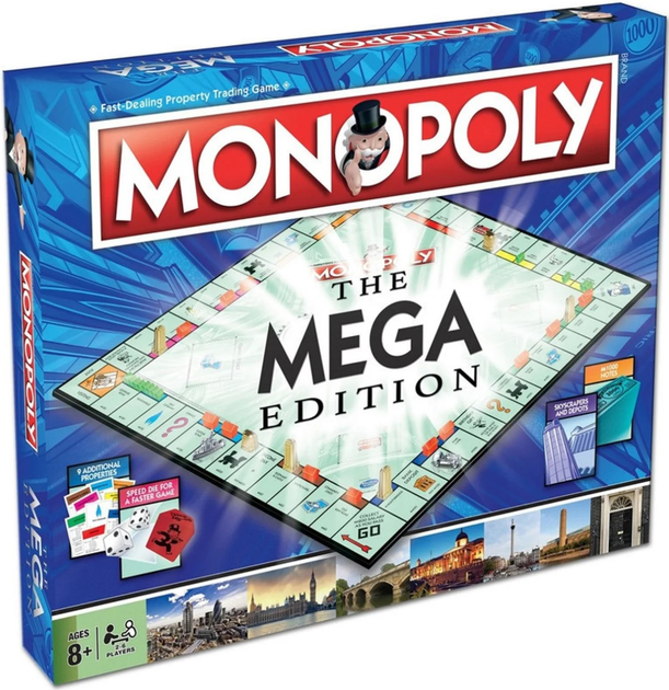 Настільна гра Hasbro Gaming Monopoly The Mega Edition (5053410002459) - зображення 1