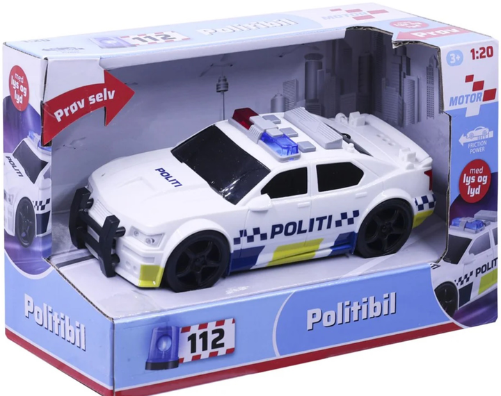 Samochód policyjny Impulse Motor 112 ze światłem i dźwiękiem 19 cm (5704907950158) - obraz 1