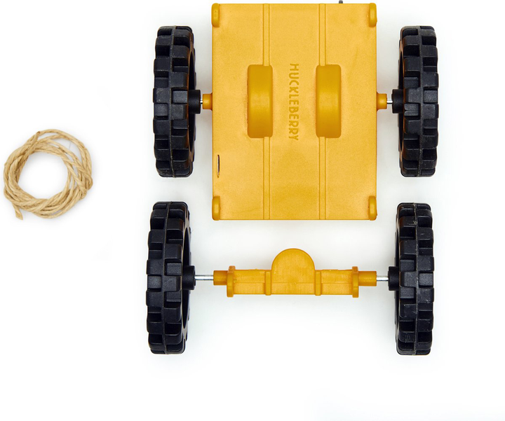 Samochód domowej roboty Kikkerland Make Your Own Car 3 elementy (0612615115347) - obraz 1