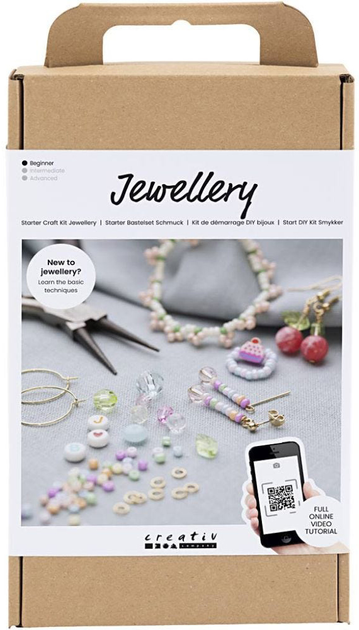 Zestaw do robienia biżuterii Creativ Company Starter Craft Kit Jewellery Vibrant Colours (5712854587679) - obraz 1
