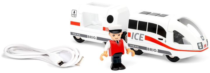 Локомотив Brio Trains of the World Ice Rechargeable Train (7312350360882) - зображення 2