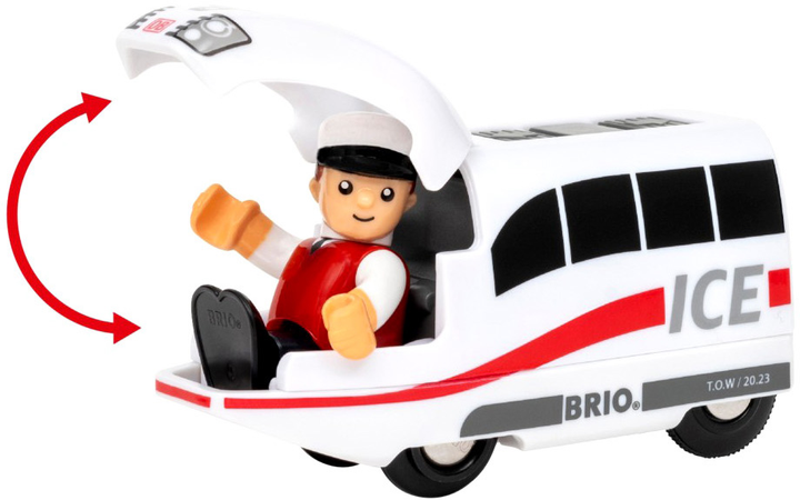 Lokomotywa Brio Trains of the World Ice Rechargeable Train (7312350360882) - obraz 3