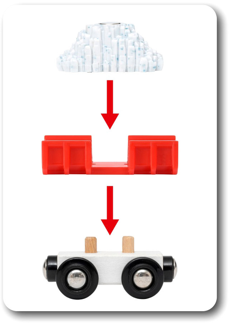Lokomotywa Brio Train With Snow Plow (7312350336061) - obraz 6
