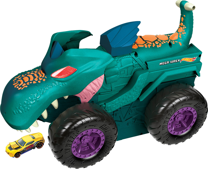 Збільшена машинка Hot Wheels Monster Trucks Хижий Мега Рекс (0887961974775) - зображення 1