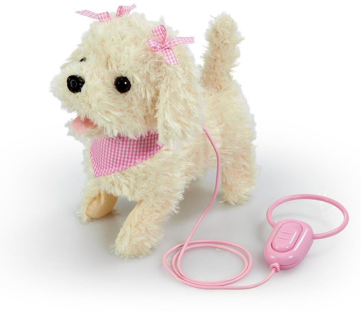 Maskotka Happy Pets Walk Along Cream Puppy (5056289413623) - obraz 1