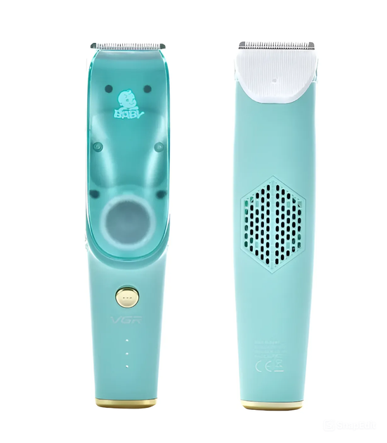 Машинка для стрижки детей бесшумная с вытяжкой VGR V-151 Hair clippers AND V-151 бирюзовая - изображение 2