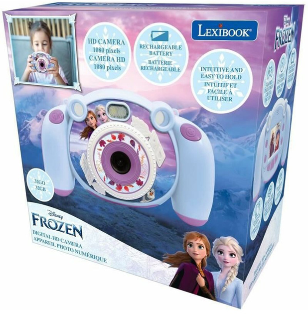 Kamera Lexibook Frozen with Photo and Video Function (3380743099613) - obraz 1