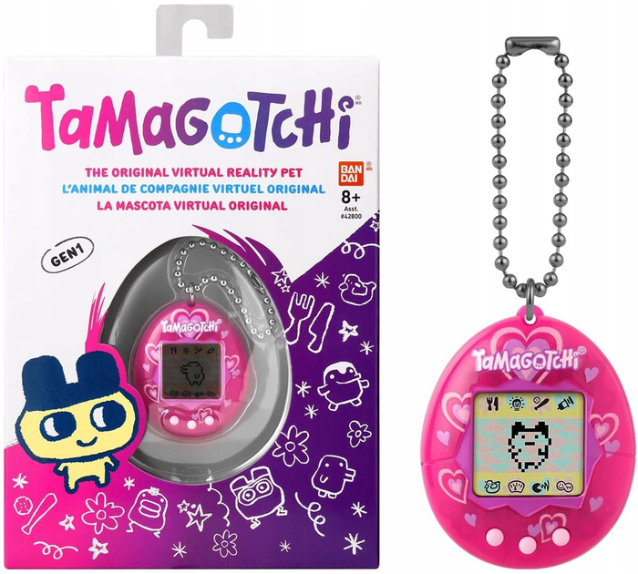 Інтерактивна іграшка Bandai Tamagotchi Sweet Heart (3296580429752) - зображення 2