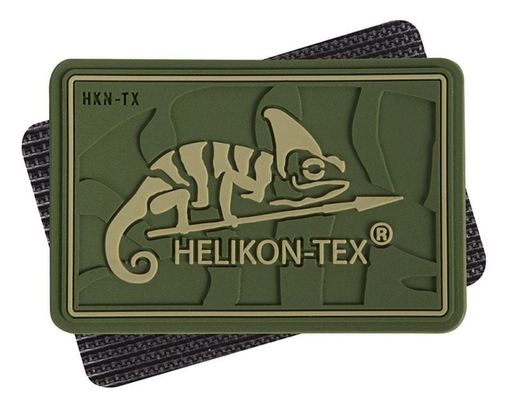 Шеврон Helikon-tex® Logo - ПВХ - Олив Green (5908218713383) M-T - изображение 1