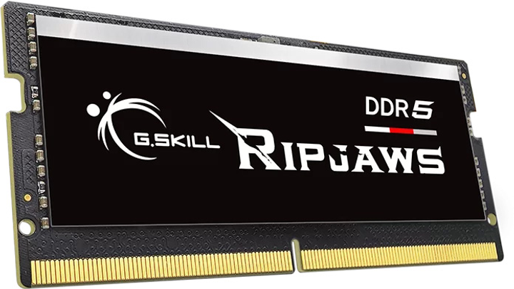 RAM G.Skill SODIMM DDR5-4800 32768MB PC5-38400 (Kit of 2x16384MB) Ripjaws Black (F5-4800S3434A16GX2-RS) - obraz 5