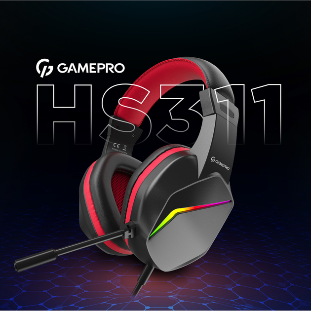 Навушники GamePro HS311 Чорні RGB - зображення 8