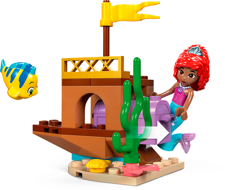 Zestaw klocków LEGO Disney Princess Kryształowa grota Arielki 141 element (43254) - obraz 4