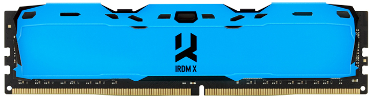 Pamięć Goodram DDR4-3200 32768MB PC4-25600 (Kit of 2x16384) IRDM X Blue (IR-XB3200D464L16A/32GDC) - obraz 2