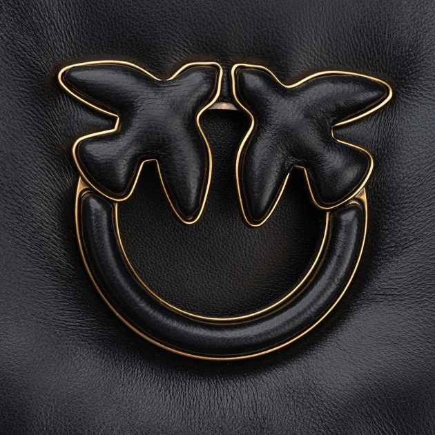 Torebka crossbody damska ze skóry naturalnej Pinko Love Puff 101585A10F-Z99B Czarna (8057769110626) - obraz 3