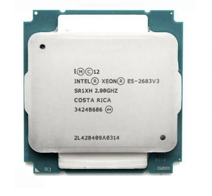 Процессор s2011-3 Intel Xeon E5-2683 V3, 2-3 МГц, 14-28 core, Нет, 120W ...