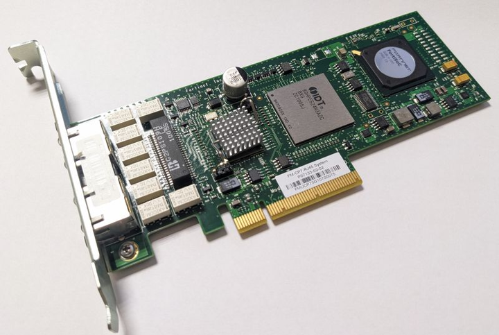Контроллер Fortinet Fortimodule FM-CP7-RJ45 System, dual gigabit port Б/У - изображение 1