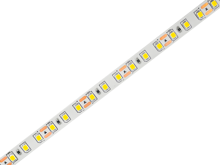 Светодиодная лента 1 м SMD2835 120 LED 12В 13Вт/м IP20 3500K теплый белый (35504414) - Фото 3 Светодиодная лента 1 м SMD2835 120 LED 12В 13Вт/м IP20 3500K теплый белый (35504414) - изображение 3