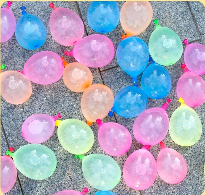 Набор шариков для воды Happy Baby Balloons бомбы для водных сражений 111 шт/уп Разноцветные - изображение 5