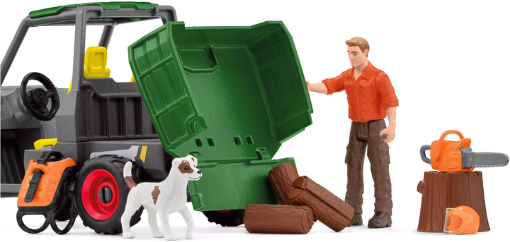 Ігровий набір із фігурками Schleich Farm World Working In The Forest (4059433761930) - зображення 3