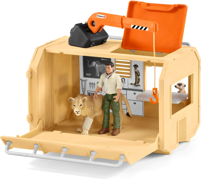 Zestaw do zabawy z figurkami Schleich Wild Life Ciężarówka do Ratowania Zwierząt (4059433574233) - obraz 5