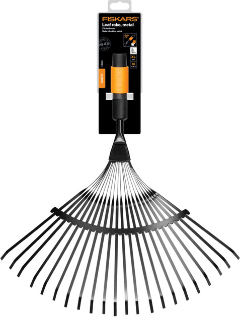 Grabie do liści Fiskars QuikFit 22 zęby (6411501352019) - obraz 2