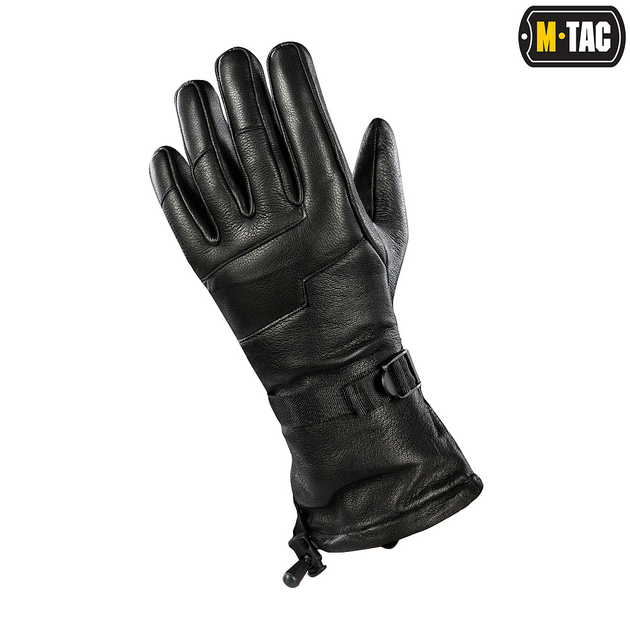 Перчатки кожаные зимние M-Tac M Black - изображение 2