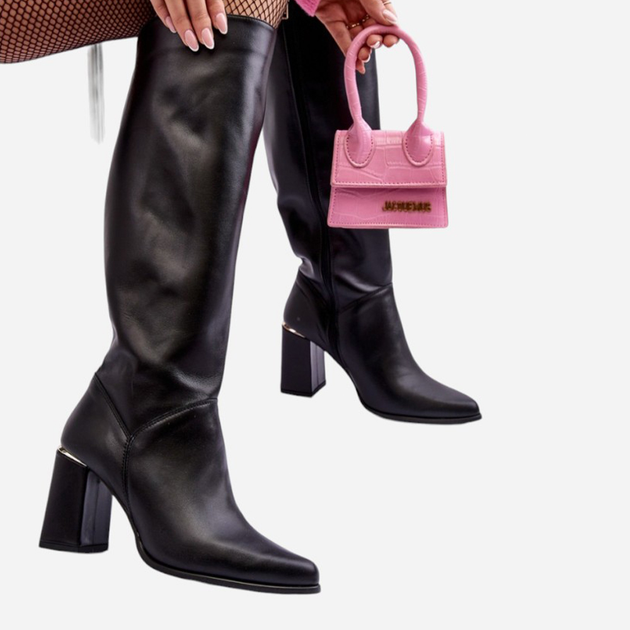 Жіночі зимові чоботи Lewski Shoes 2928/B/2 37 Чорні (5905677948196) - зображення 2