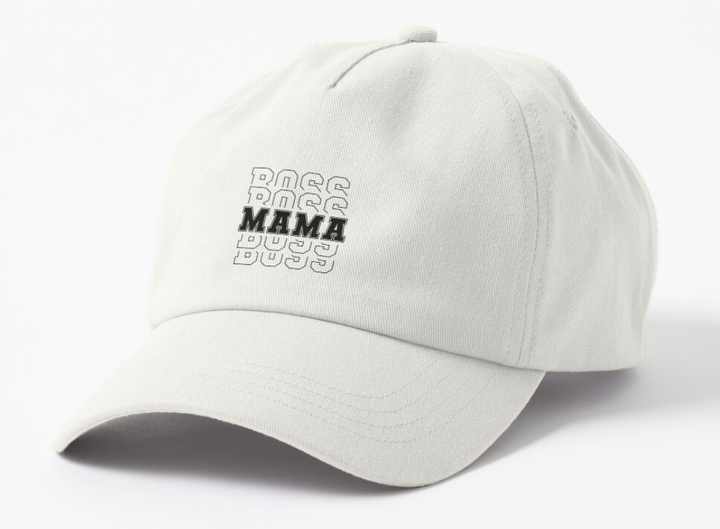Кепка Унисекс Malfini с принтом Мама босс Мama boss для мамы Белый - Фото 1 Кепка Унисекс Malfini с принтом Мама босс Мama boss для мамы Белый - изображение 1