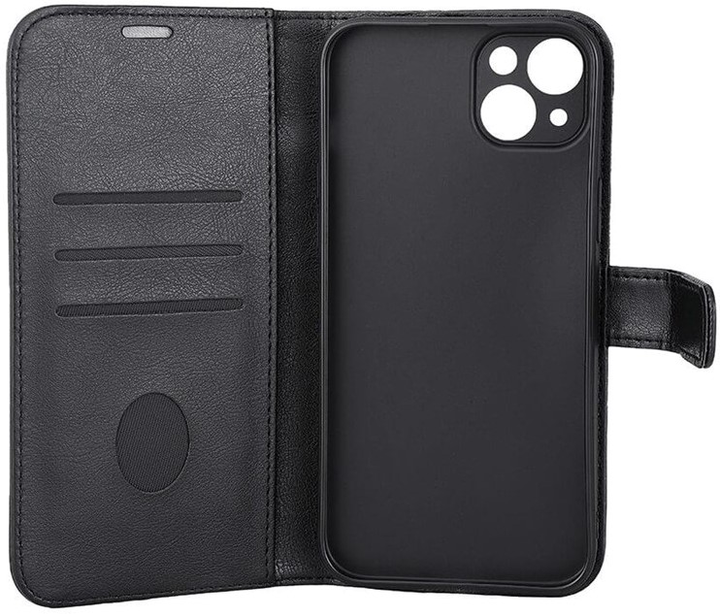 Etui z klapką RadiCover Radiation Protection Wallet Vegan Leather do Apple iPhone 15 Plus Black (5712869102898) - obraz 2
