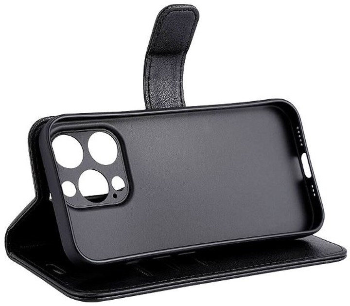 Чохол-книжка RadiCover Radiation Protection Wallet Vegan Leather для Apple iPhone 15 Pro Black (5712869102904) - зображення 2