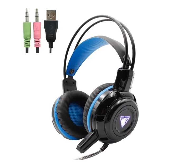 Игровые наушники с микрофоном Jedel GH215 Balck-Blue - изображение 2