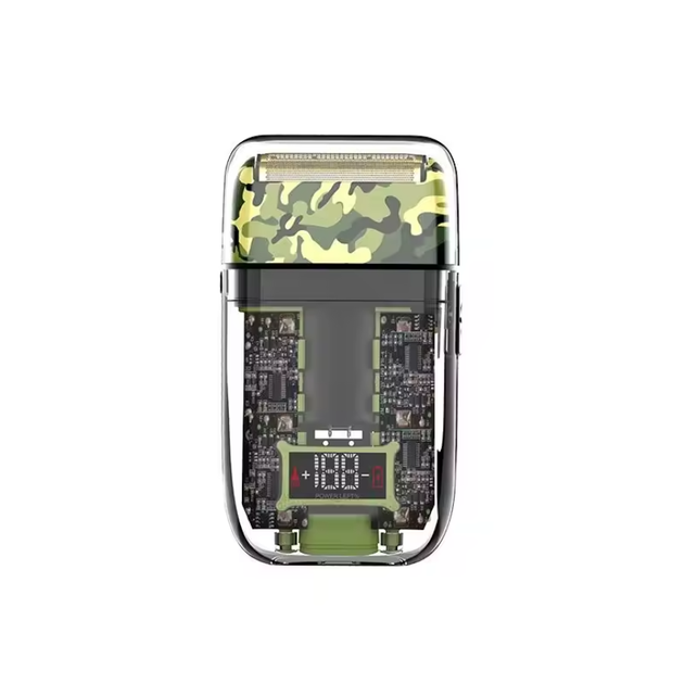 Професійна електробритва Kemei KM-TX7 Shaver прозорий корпус - зображення 6