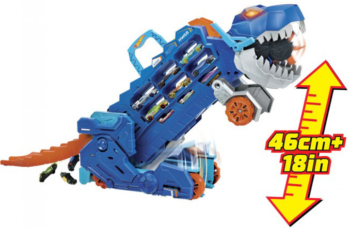Mega Transporter Hot Wheels City T-Rex (0194735140022) - obraz 5