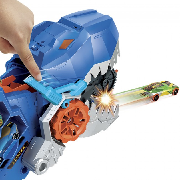 Mega Transporter Hot Wheels City T-Rex (0194735140022) - obraz 6