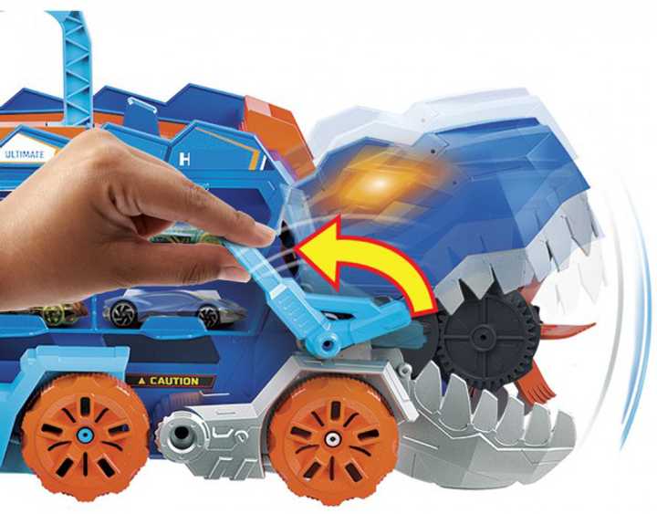 Mega Transporter Hot Wheels City T-Rex (0194735140022) - obraz 7