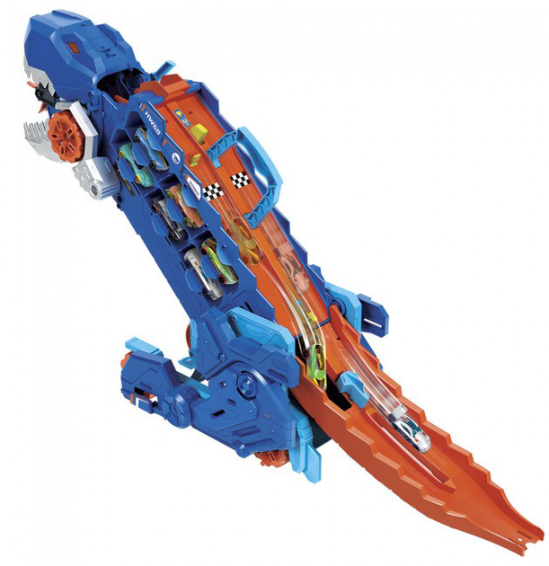 Mega Transporter Hot Wheels City T-Rex (0194735140022) - obraz 8