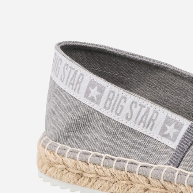 Жіночі еспадрильї Big Star JJ274876 36 Сірі (5900714495480) - зображення 6