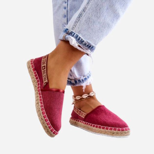 Espadryle damskie Big Star JJ274880 38 Ciemnoróżowe (5900714495862) - obraz 2