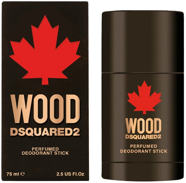 Dezodorant w sztyfcie dla mężczyzn Dsquared2 Wood Pour Homme Deo Stick 75 ml (8011003845743) - obraz 3