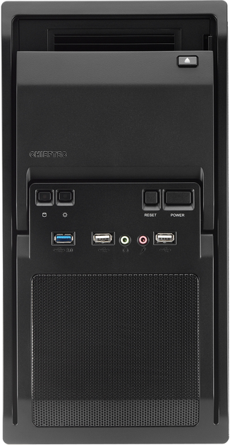 Obudowa Chieftec Libra LT-01B-350GPB Black - obraz 3