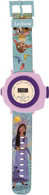 Годинник Lexibook Disney Wish Digital Projection Watch проекційний (3380743102627) - зображення 1