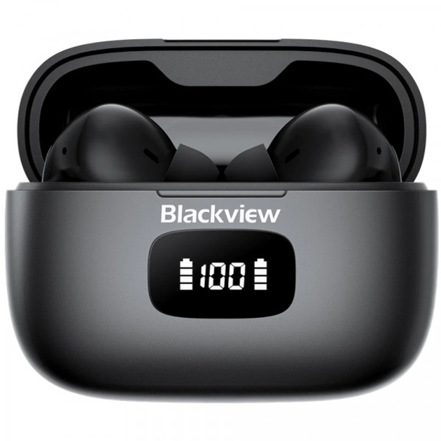 Наушники в кейсе Blackview AirBuds 8 беспроводные Bluetooth Черный ...