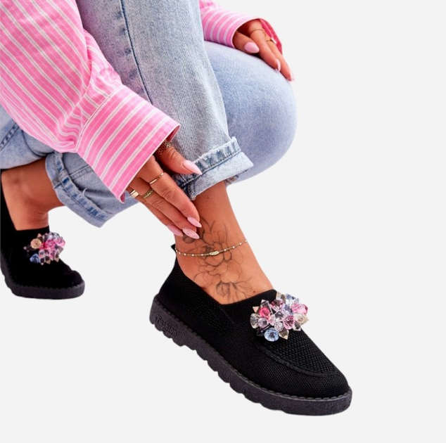Buty wsuwane damskie Simple 39 Czarne (5905677438468) - obraz 5