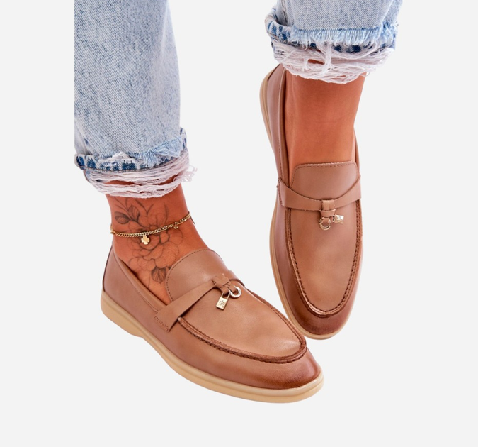 Жіночі мокасини Cortez 36 Коричневі (5905677455540) - зображення 6