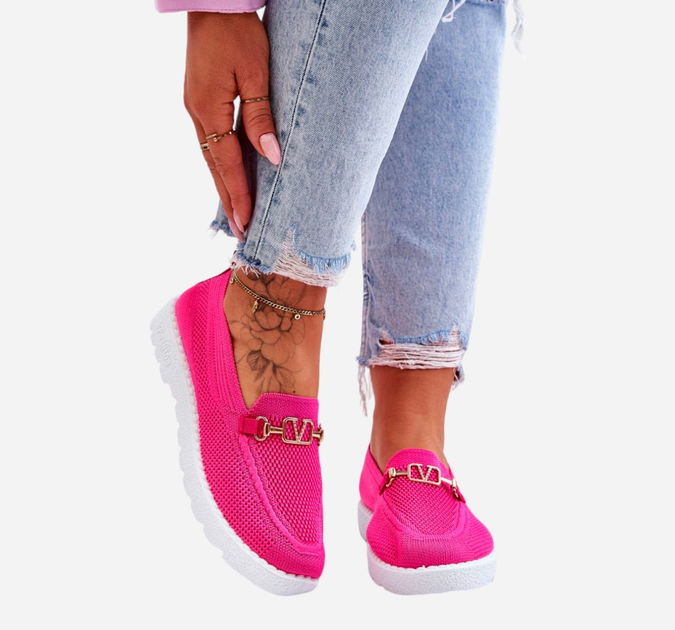 Buty wsuwane damskie Alena 40 Fuksja (5905677410600) - obraz 3