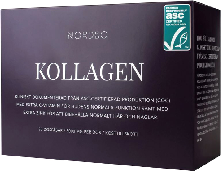 Дієтична добавка Collagen ASC Nordbo 30 шт (7350076867117) - зображення 1