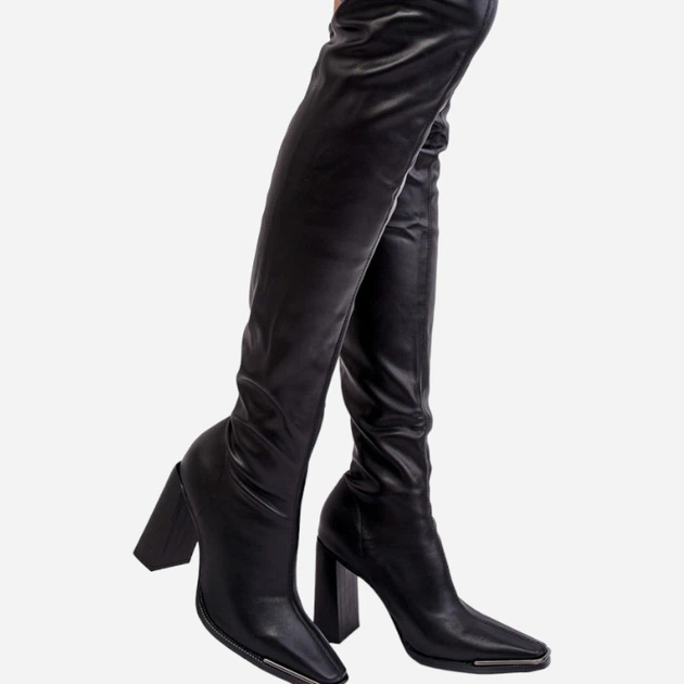 Жіночі ботфорти Orcella 37 Чорні (5905677021868) - зображення 6