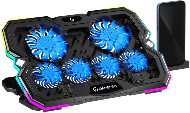 Охлаждающая подставка для ноутбука GamePro CP980 Black - изображение 3